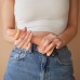 Реалистичный фаллоимитатор на присоске Strap-On-Me с подвижной кожей XXL телесный 20 см