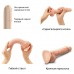 Реалистичный фаллоимитатор на присоске Strap-On-Me с подвижной кожей XXL телесный 20 см