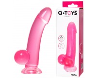 Реалистичный фаллоимитатор Toyfa Fush 18 см розовый