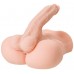 Реалистичный фаллос-торс с анальным отверстием Juicy Pussy Manuel 19 см