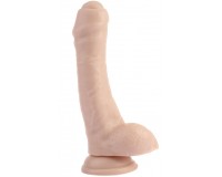 Реалистичный фаллоимитатор с закрытой головкой Super Sex Cock 21 см