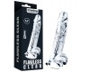 Прозрачный фаллос с мошонкой Lovetoy Flawless Clear Dildo 19 см