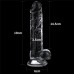 Прозрачный фаллос с мошонкой Lovetoy Flawless Clear Dildo 19 см Прозрачный фаллос с мошонкой Lovetoy Flawless Clear Dildo 19 см