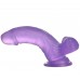 Фиолетовый фаллос Jelly Studs Crystal Dildo Small 16 см