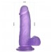 Фиолетовый фаллос Jelly Studs Crystal Dildo Small 16 см