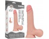 Гнущийся фаллоимитатор с эффектом двойной кожи Lovetoy Sliding-Skin Dual Layer Dong 22 см