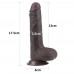 Черный фаллоимитатор на присоске Lovetoy Sliding-Skin Dual Layer Dong 18 см