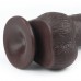 Черный фаллоимитатор на присоске Lovetoy Sliding-Skin Dual Layer Dong 23 см