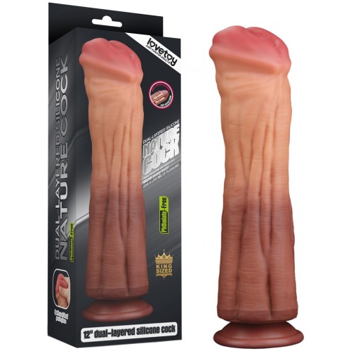 Фаллос-гигант на присоске Lovetoy Nature Cock King Sized 30 см Фаллос-гигант на присоске Lovetoy Nature Cock King Sized 30 см