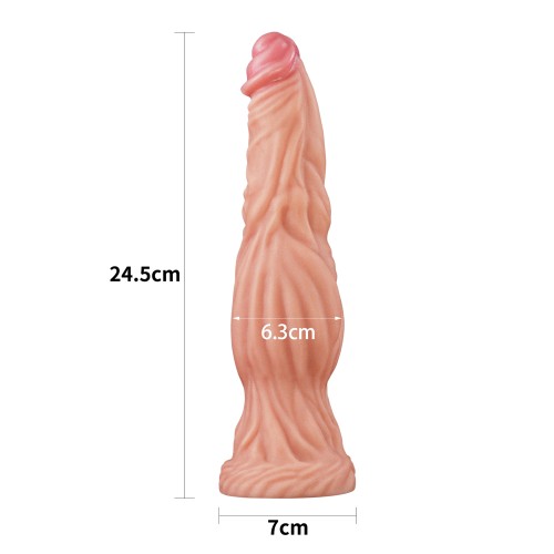 Фаллоимитатор с ярко выраженным рельефом Lovetoy Dual layered Platinum Silicone Cock 25 см Фаллоимитатор с ярко выраженным рельефом Lovetoy Dual layered Platinum Silicone Cock 25 см