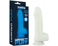 Светящийся в темноте фаллос на присоске Lumino Play Dildo 19 см