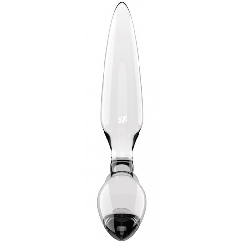 Стеклянный стимулятор 3 в 1 Satisfyer Triple Crystal 2 прозрачный 22 см Стеклянный стимулятор 3 в 1 Satisfyer Triple Crystal 2 прозрачный 22 см