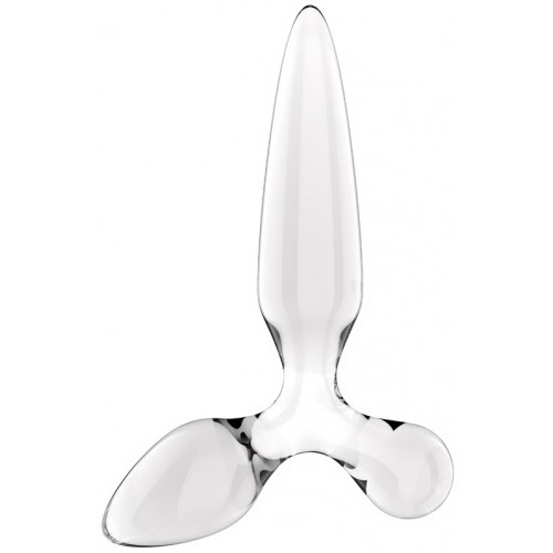 Стеклянный стимулятор 3 в 1 Satisfyer Triple Crystal 2 прозрачный 22 см Стеклянный стимулятор 3 в 1 Satisfyer Triple Crystal 2 прозрачный 22 см