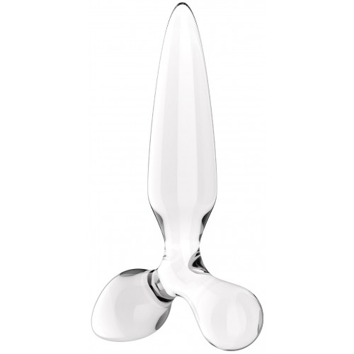 Стеклянный стимулятор 3 в 1 Satisfyer Triple Crystal 2 прозрачный 22 см Стеклянный стимулятор 3 в 1 Satisfyer Triple Crystal 2 прозрачный 22 см