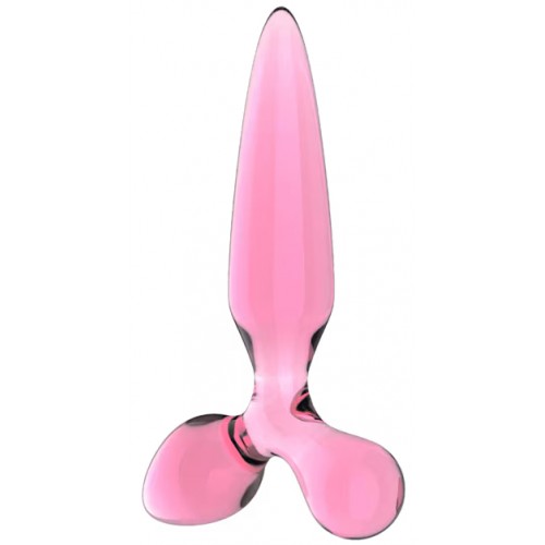 Стеклянный стимулятор 3 в 1 Satisfyer Triple Crystal 2 розовый 22 см Стеклянный стимулятор 3 в 1 Satisfyer Triple Crystal 2 розовый 22 см