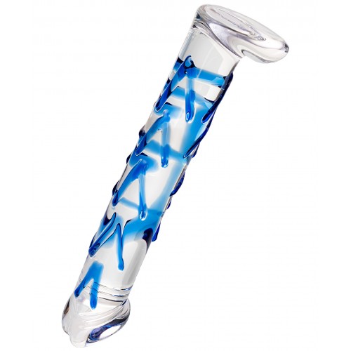 Реалистичный фаллос с ярко выраженной головкой и рельефным стволом Sexus Glass 17 см Реалистичный фаллос с ярко выраженной головкой и рельефным стволом Sexus Glass 17 см