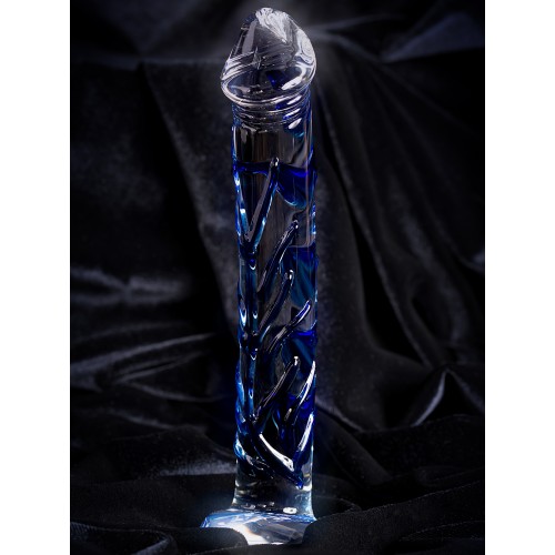 Реалистичный фаллос с ярко выраженной головкой и рельефным стволом Sexus Glass 17 см Реалистичный фаллос с ярко выраженной головкой и рельефным стволом Sexus Glass 17 см