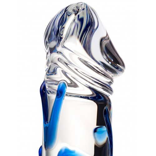 Реалистичный фаллос с ярко выраженной головкой и рельефным стволом Sexus Glass 17 см Реалистичный фаллос с ярко выраженной головкой и рельефным стволом Sexus Glass 17 см