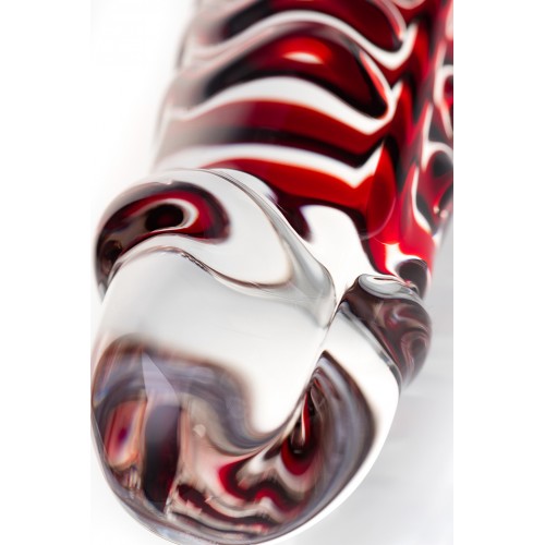 Реалистичный фаллос с ярко выраженной головкой и массажным рельефом Sexus Glass 16 см Реалистичный фаллос с ярко выраженной головкой и массажным рельефом Sexus Glass 16 см