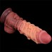 Реалистичный фаллоимитатор с мошонкой и рельефом из веревок Lovetoy Silicone Cock with Rope 27 см Реалистичный фаллоимитатор с мошонкой и рельефом из веревок Lovetoy Silicone Cock with Rope 27 см
