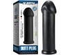 Черный фаллоимитатор с ярко выраженной головкой X-Men Butt Plug 26 см