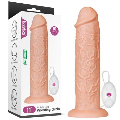 Большой вибратор на присоске Lovetoy Realistic Long Vibrating Dildo 28 см Большой вибратор на присоске Lovetoy Realistic Long Vibrating Dildo 28 см