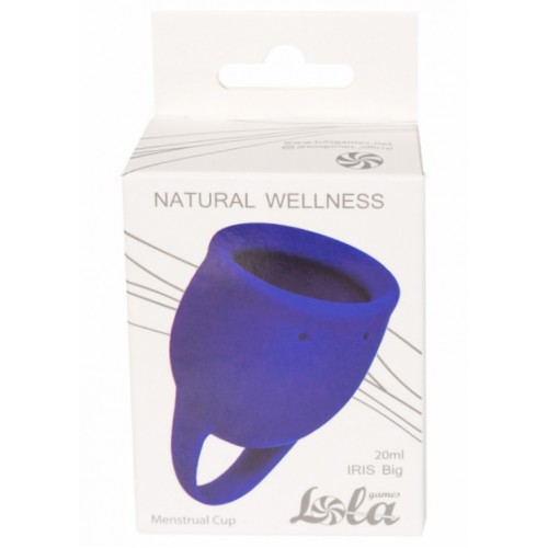Менструальная чаша Natural Wellness Magnolia Iris Blue 20 мл Менструальная чаша Natural Wellness Magnolia Iris Blue 20 мл