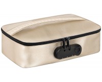 Сумка с кодовым замком для хранения игрушек Discreet Box Luxury Gold