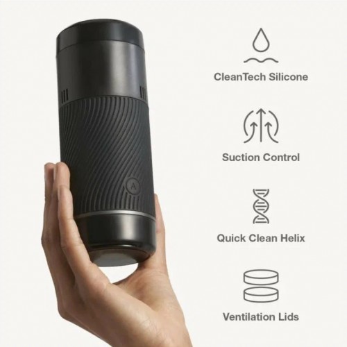 Мастурбатор с контролем всасывания ArcWave Pow черный Мастурбатор с контролем всасывания ArcWave Pow черный