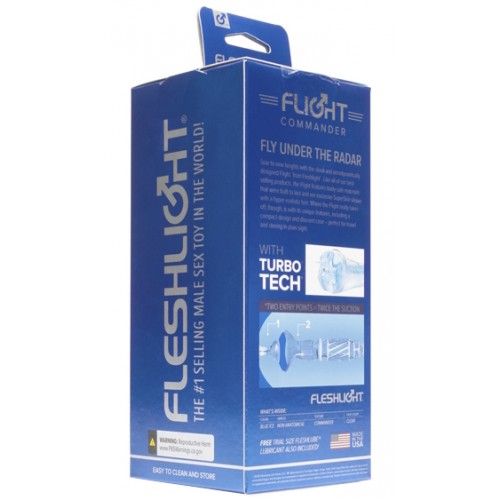 Прозрачный мастурбатор Fleshlight Flight Commander Smooth Case Прозрачный мастурбатор Fleshlight Flight Commander Smooth Case