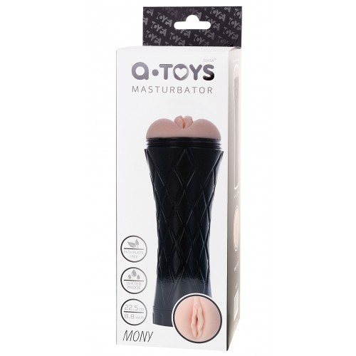 Реалистичный мастурбатор в колбе A-Toys by Toyfa Mony Реалистичный мастурбатор в колбе A-Toys by Toyfa Mony