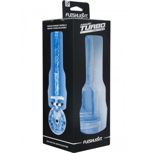 Прозрачный мастурбатор Голубой Лед Fleshlight Turbo Ignition Прозрачный мастурбатор Голубой Лед Fleshlight Turbo Ignition