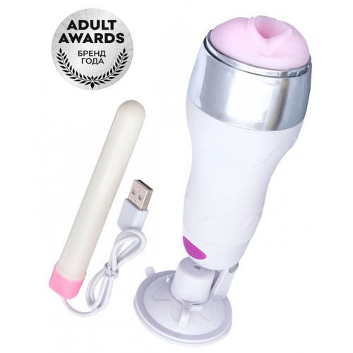 Реалистичный мастурбатор на присоске Toyfa 25 см Реалистичный мастурбатор на присоске Toyfa 25 см