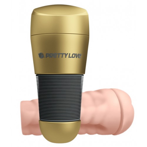 Мастурбатор-попка в золотой колбе Pretty Love Kitty Мастурбатор-попка в золотой колбе Pretty Love Kitty