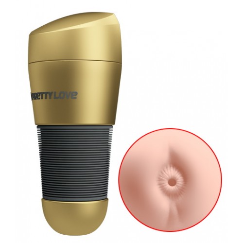 Мастурбатор-попка в золотой колбе Pretty Love Kitty Мастурбатор-попка в золотой колбе Pretty Love Kitty