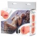 Двойной мастурбатор с вибрацией ротик с зубками и вагина Satisfaction Lucky Charm