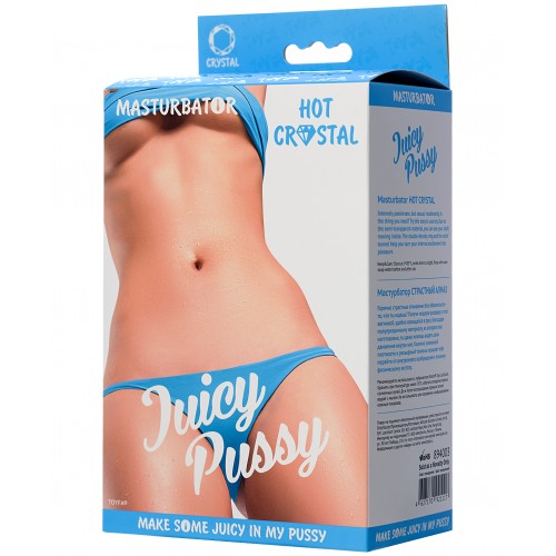 Прозрачный мастурбатор Juicy Pussy Hot Crystal Прозрачный мастурбатор Juicy Pussy Hot Crystal