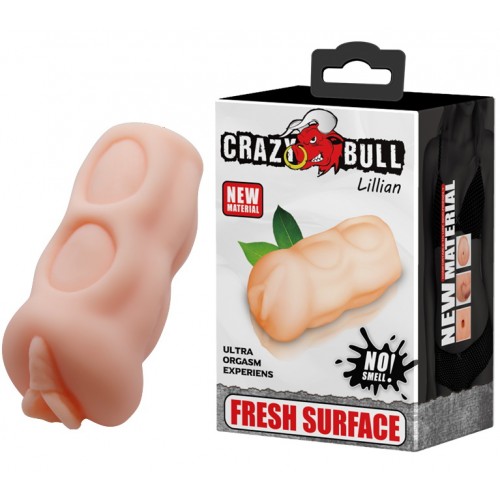 Компактный мастурбатор-вагина Crazy Bull Lillian Компактный мастурбатор-вагина Crazy Bull Lillian
