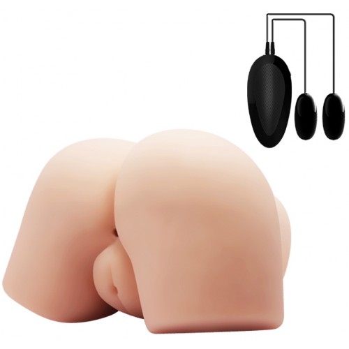 Мастурбатор Crazy Bull с двумя отверстиями и двойным виброяйцом Мастурбатор Crazy Bull с двумя отверстиями и двойным виброяйцом