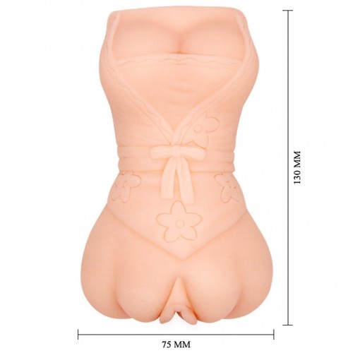 Компактный мастурбатор-вагина Crazy Bull с эффектом выделения смазки Компактный мастурбатор-вагина Crazy Bull с эффектом выделения смазки