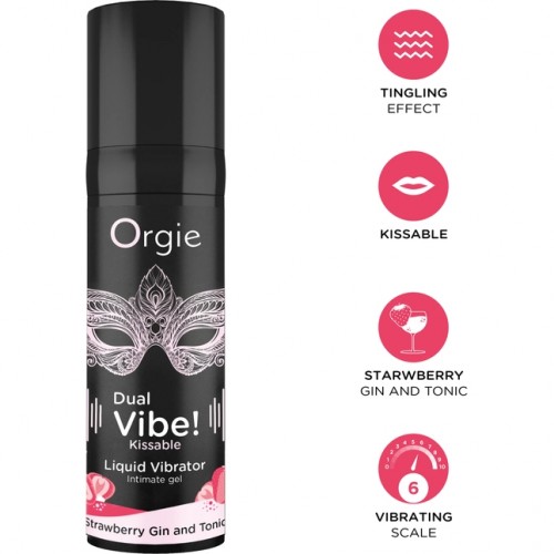 Набор Orgie Vibe Bullet со съедобным интимным гелем с возбуждающим эффектом вибрации и вибропулей Набор Orgie Vibe Bullet со съедобным интимным гелем с возбуждающим эффектом вибрации и вибропулей