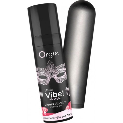 Набор Orgie Vibe Bullet со съедобным интимным гелем с возбуждающим эффектом вибрации и вибропулей Набор Orgie Vibe Bullet со съедобным интимным гелем с возбуждающим эффектом вибрации и вибропулей