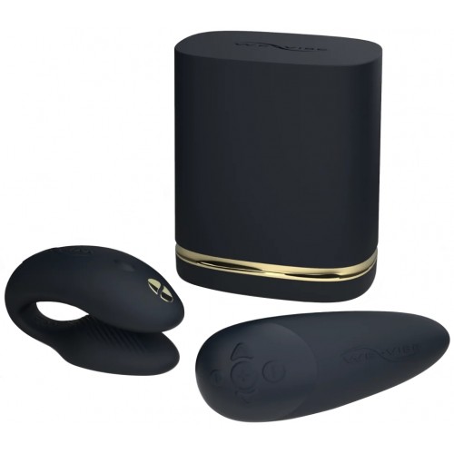 Набор стимуляторов для пар Golden Moments 2 Womanizer Premium 2 + We-Vibe Chorus Набор стимуляторов для пар Golden Moments 2 Womanizer Premium 2 + We-Vibe Chorus