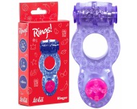 Тянущееся виброкольцо для эрекции Rings Ringer Purple