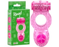 Тянущееся виброкольцо для эрекции Rings Ringer Pink