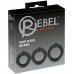 Набор силиконовых эрекционных колец Rebel