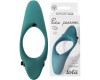 Эрекционное кольцо с двойной вибростимуляцией Pure Passion Stardust Green