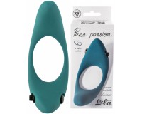 Эрекционное кольцо с двойной вибростимуляцией Pure Passion Lunar Green
