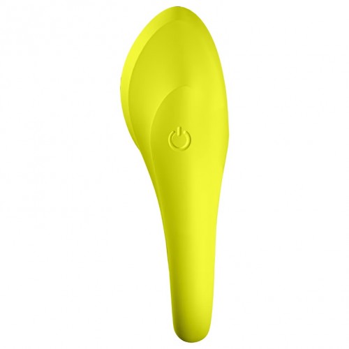 Двойное эрекционное виброкольцо Satisfyer Spectacular Duo желтое Двойное эрекционное виброкольцо Satisfyer Spectacular Duo желтое