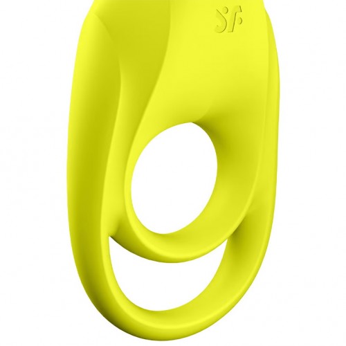 Двойное эрекционное виброкольцо Satisfyer Spectacular Duo желтое Двойное эрекционное виброкольцо Satisfyer Spectacular Duo желтое